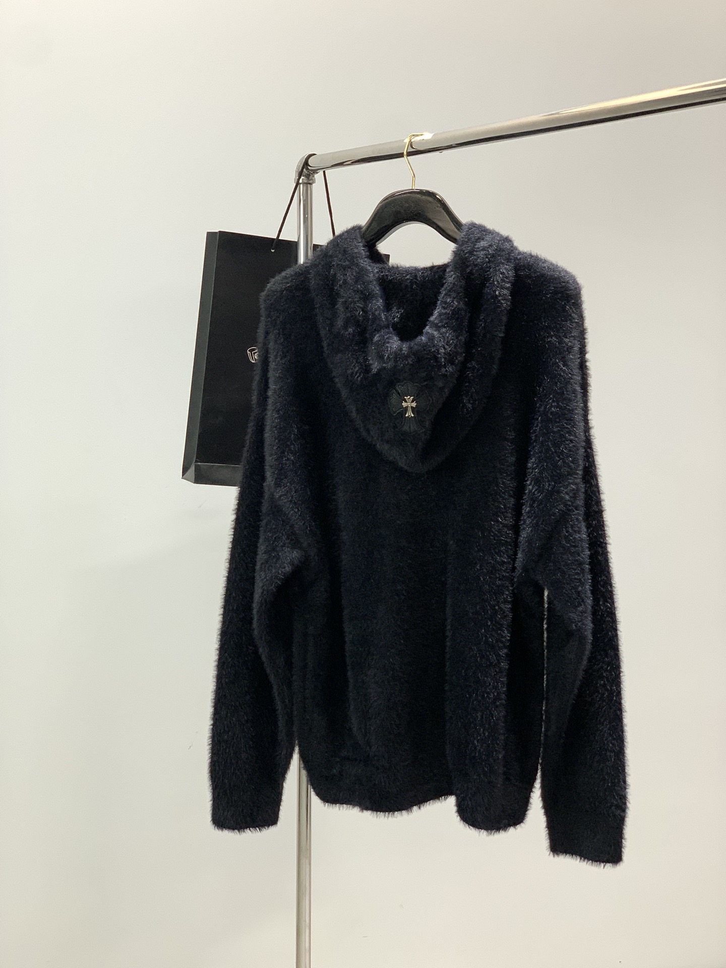 ，Chrome Hearts 克罗心，2025冬季新品，专柜同步有售，原单狠货，时尚休闲连帽针织毛衣，采