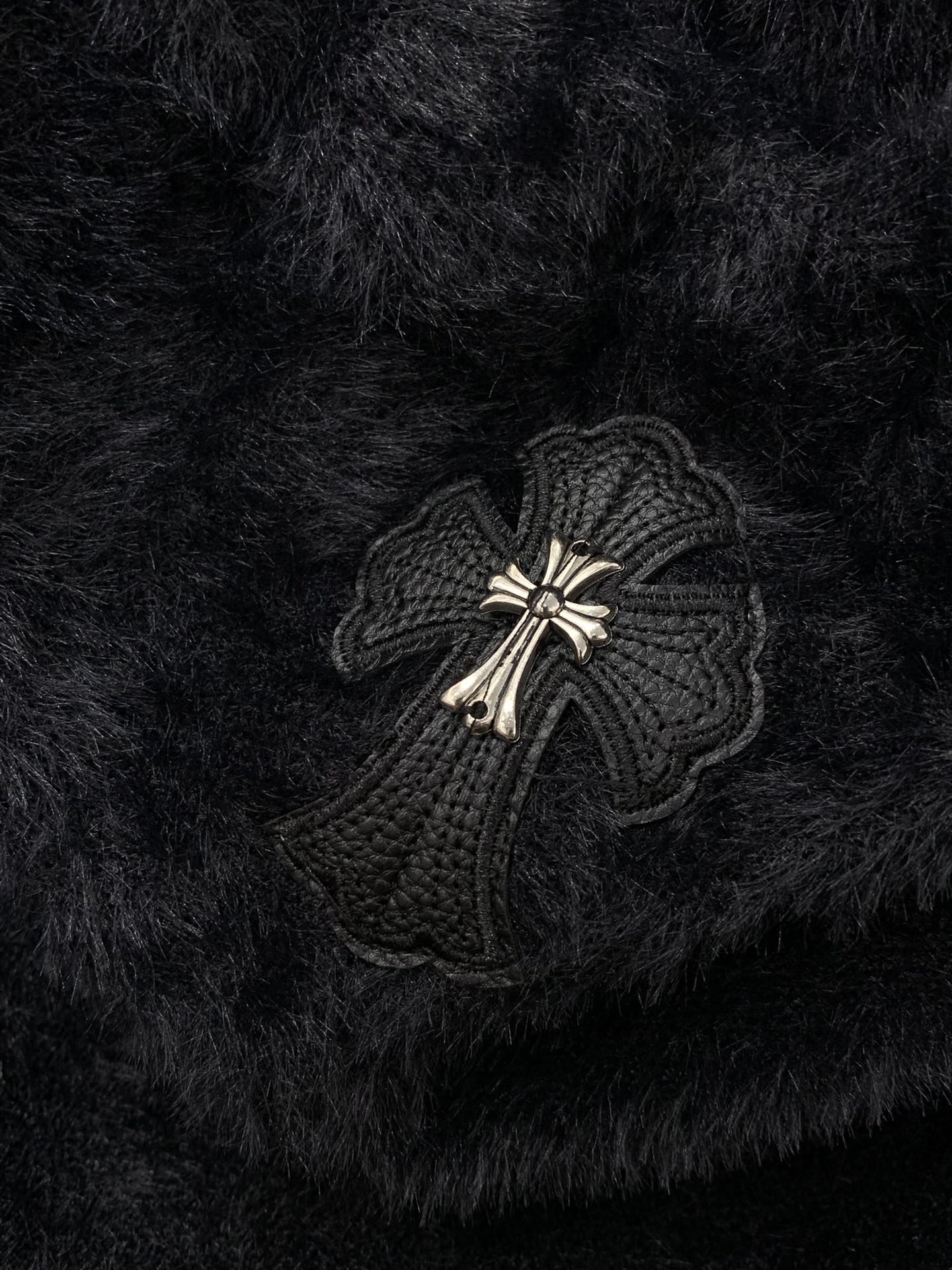 ，Chrome Hearts 克罗心，2025冬季新品，专柜同步有售，原单狠货，时尚休闲连帽针织毛衣，采