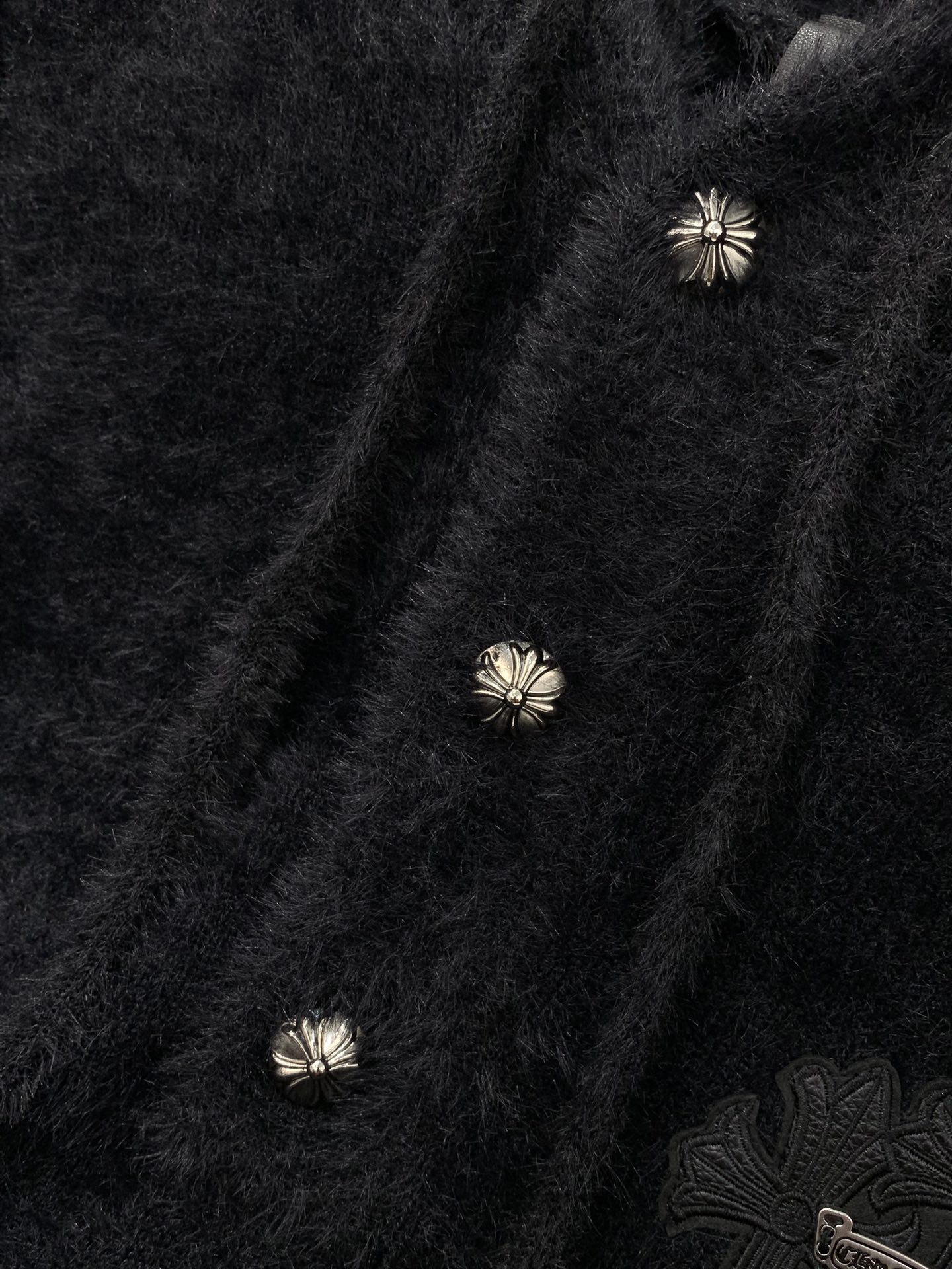 ，Chrome Hearts 克罗心，2025冬季新品，专柜同步有售，原单狠货，时尚休闲连帽针织毛衣，采