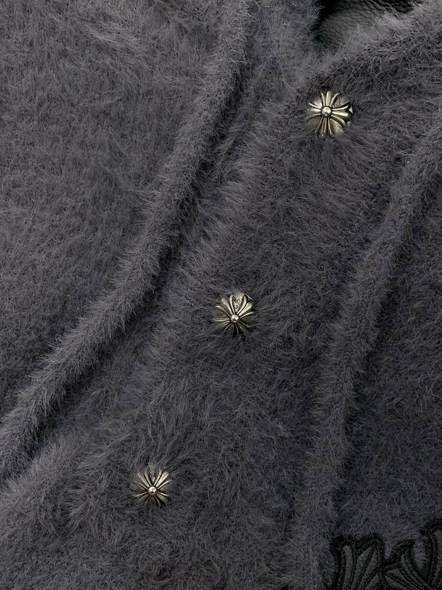 ，Chrome Hearts 克罗心，2025冬季新品，专柜同步有售，原单狠货，时尚休闲连帽针织毛衣，采