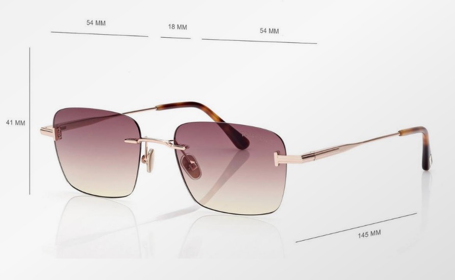 ‼️ 模特图 TOM FOR*官网原版一比一汤姆福*官网新款 刚刚到货FT1354，Size：54口18