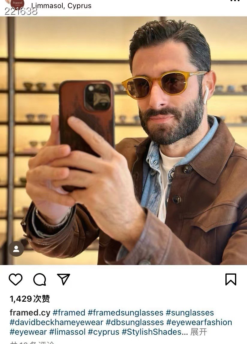 ‼️ 模特图 DAVID BECKHA*✨✨✨MODEL：DB 1007/S✨✨✨SIZE：49口24-