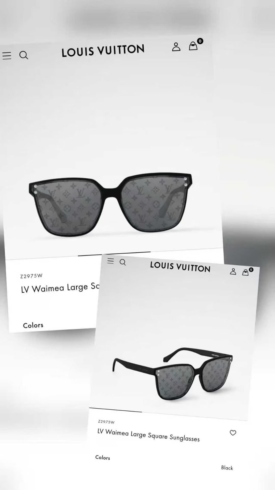 ‼️LOUIS VUITTO*MODEL：Z2973W Z2974W Z2975WSIZE：63口17-