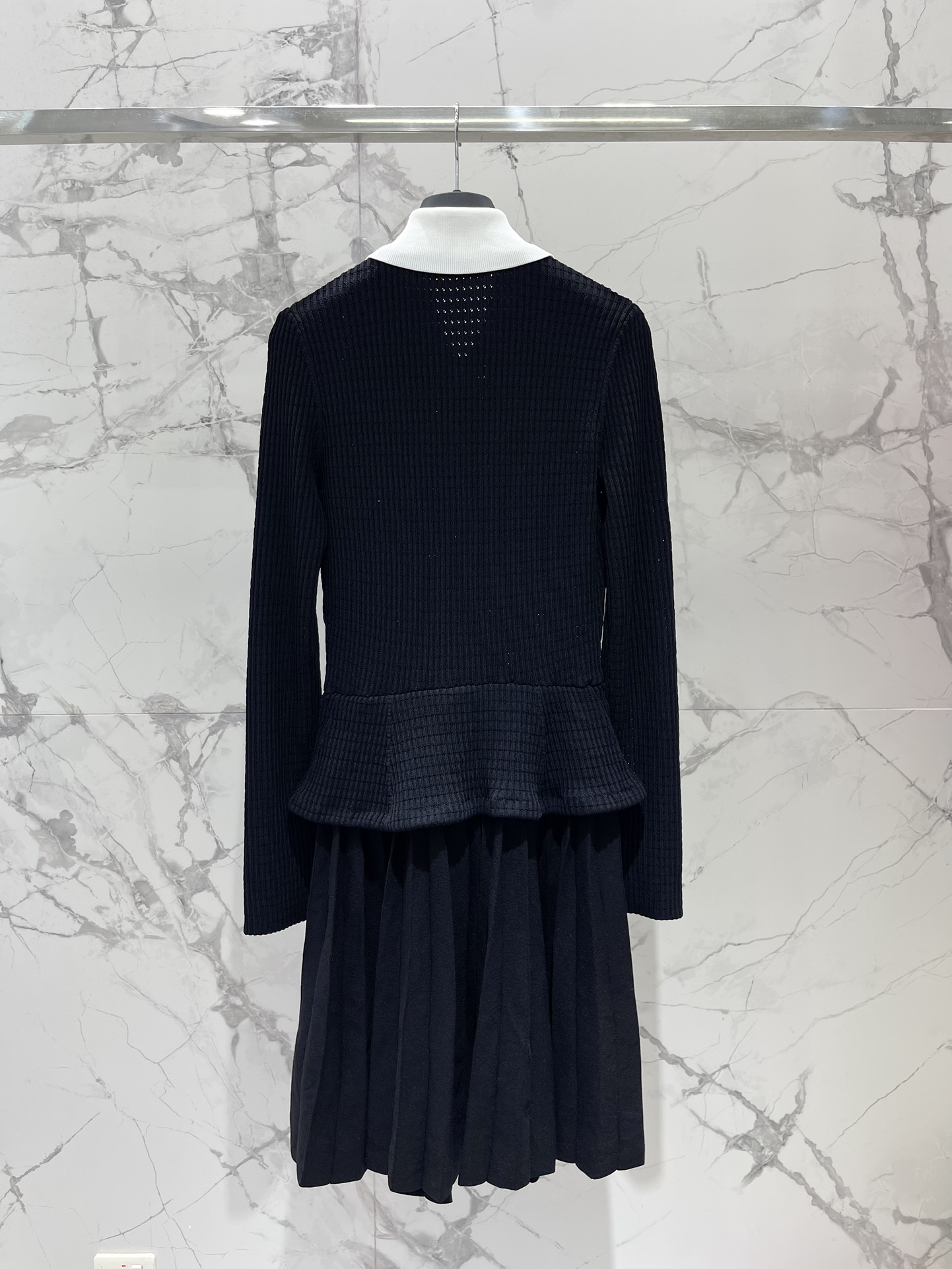 self-portrait Women 𝘀𝗲𝗹𝗳-𝗽𝗼𝗿𝘁𝗿𝗮𝗶* sp Early Spring New Classic Black Thousand Gold Style Knitted Dress — photo 9
