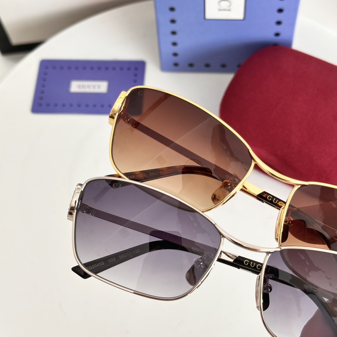 ‼️GUCC*🐝🐝🐝MODEL：GG2045S🐝🐝🐝SIZE：58口17-135🐝🐝🐝 钻石➕10