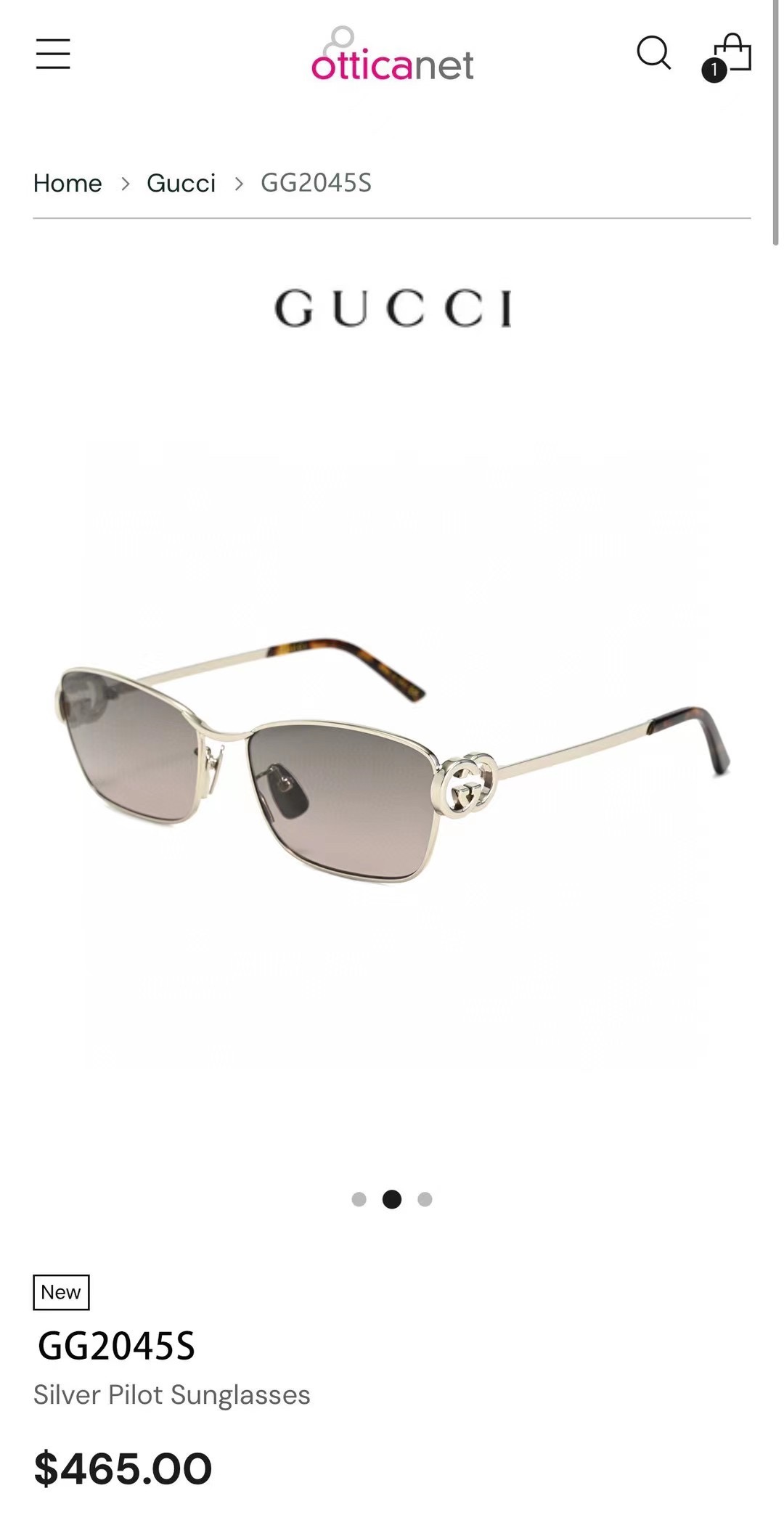 ‼️ 官网图 GUCC*🐝🐝🐝MODEL：GG2045S🐝🐝🐝SIZE：58口17-135🐝🐝🐝 钻石➕