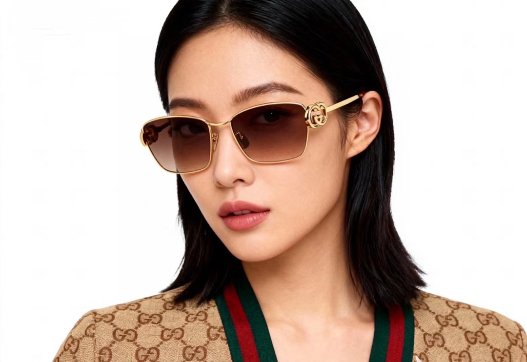 ‼️ 官网图 GUCC*🐝🐝🐝MODEL：GG2045S🐝🐝🐝SIZE：58口17-135🐝🐝🐝 钻石➕