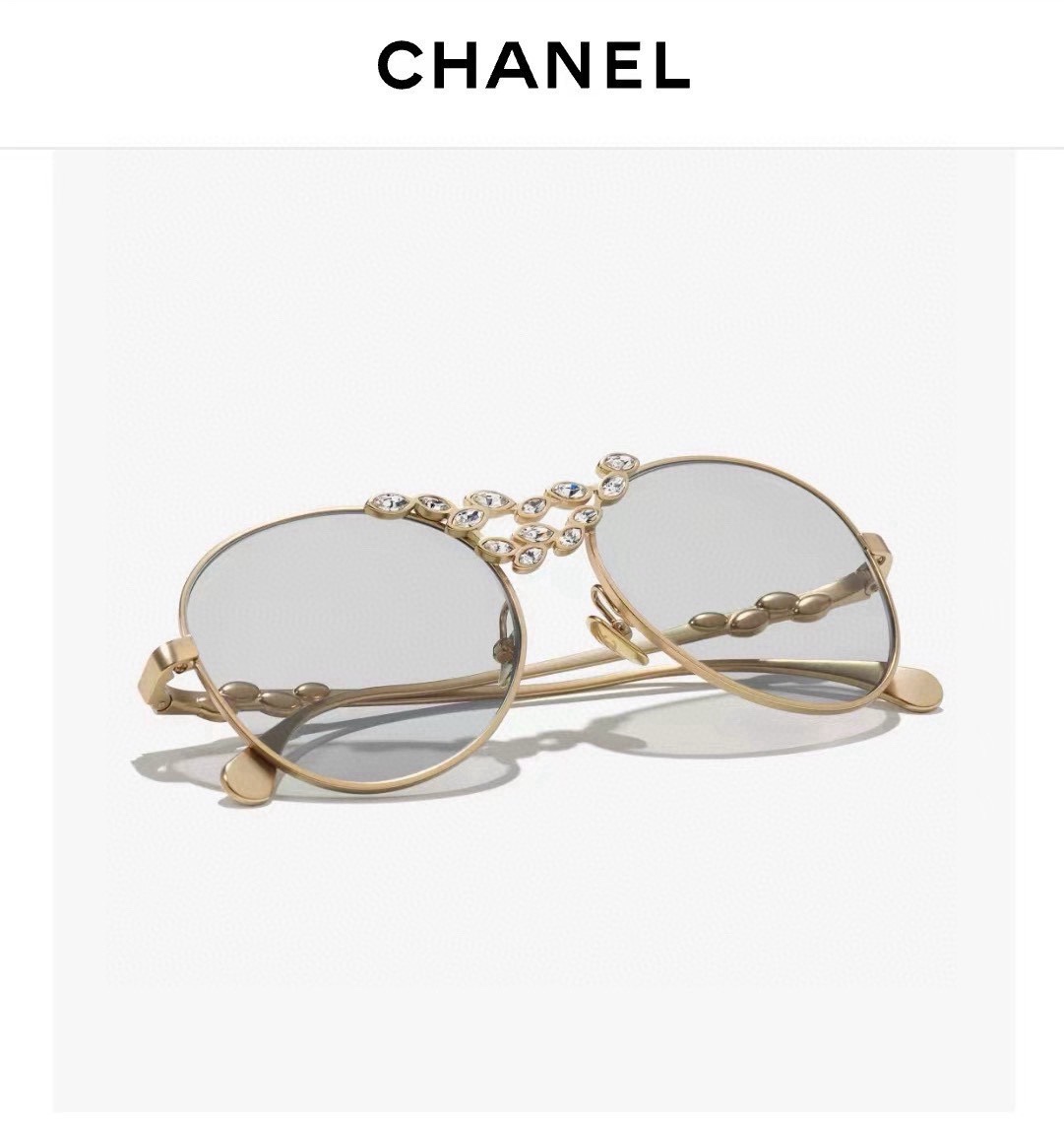 ‼️ 官网图 原版原单 Chanel 香奈儿24麦穗金属飞行太阳眼镜 CH9566 官网同步 到货