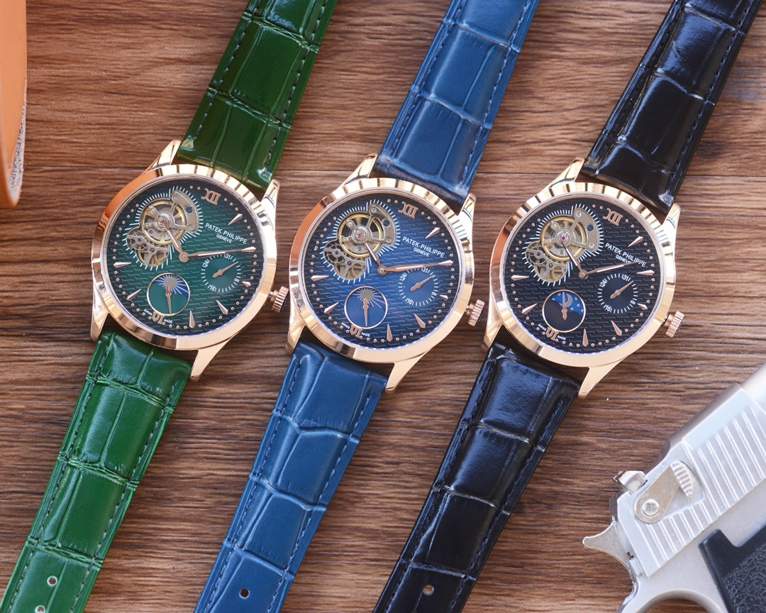 NO:726681,Patek hilie (atek hilie) boutique men's watch, exquisitely crafted, carved case, tourbillon selection, multi-function display including sun, moon and stars, calendar showing exquisite details and superb skills, equipped with multi-function fully automatic mechanical movement, top-grade 316 stainless steel case, imported calfskin strap, mineral super mirror, size 42x13mm noble model, gentleman style, status symbol, show your unique taste!,, patek philippe, cowhide19860909百达翡丽(atek hilie 精品男士腕表,精雕细琢,雕花外壳 陀飞轮精选,多功能显示 包含日月星辰 日历尽显精致细节与高超技艺,搭载多功能全自动机械机芯,顶级316精钢表壳,进口小牛皮表带,矿物质超强镜面,尺寸42x13mm尊贵典范,绅士风范,身份的象征,展现你的独特品味！,,patek philippe,cowhide,Watch