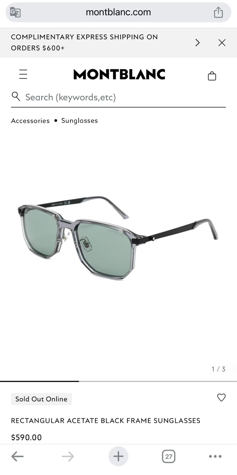 ‼️ 官网图 MONT BLAN*🍂🍂🍂MODEL:MB0439S🍂🍂🍂SIZE: 56口19-145🍂