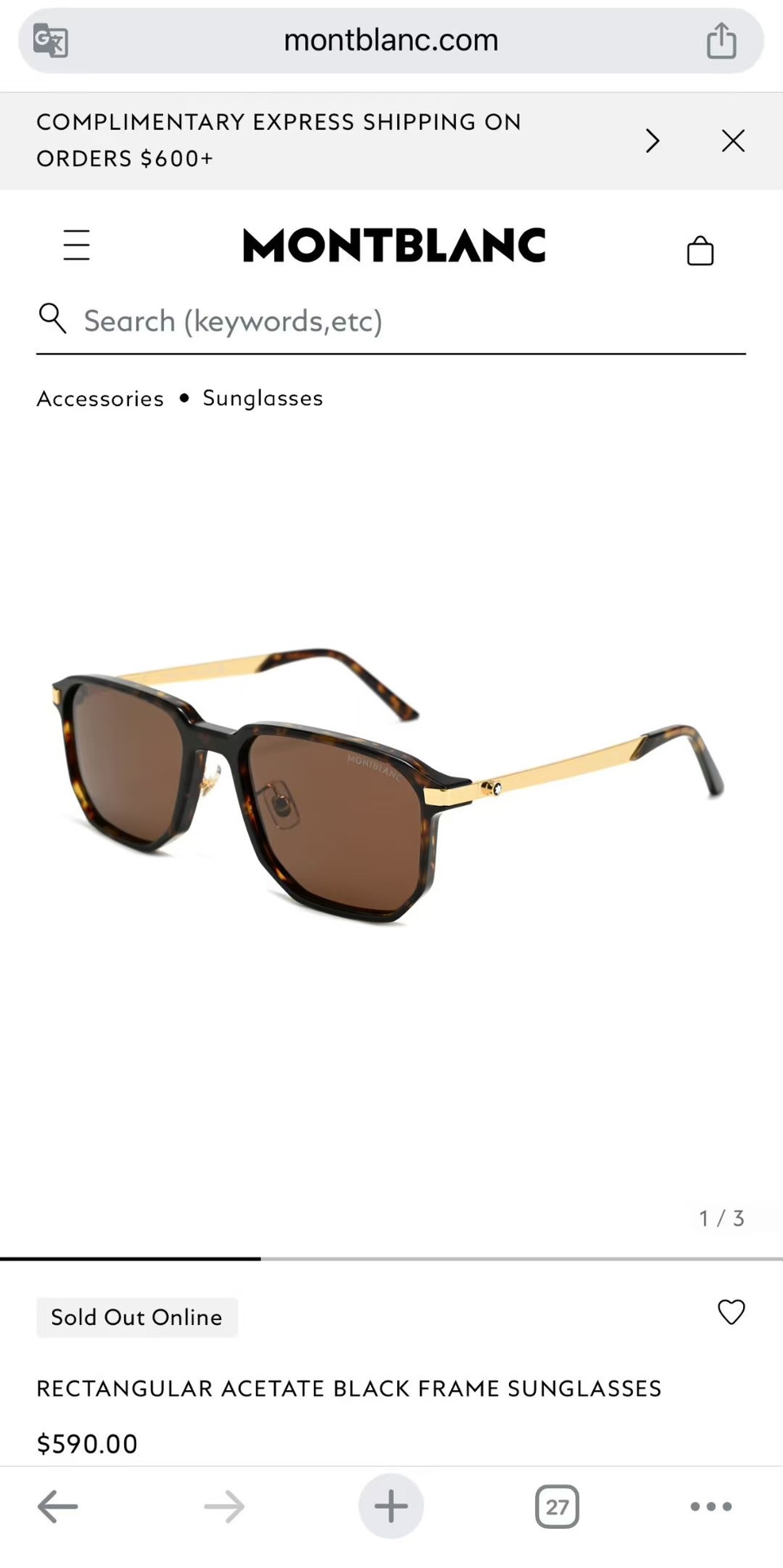 ‼️ 官网图 MONT BLAN*🍂🍂🍂MODEL:MB0439S🍂🍂🍂SIZE: 56口19-145🍂