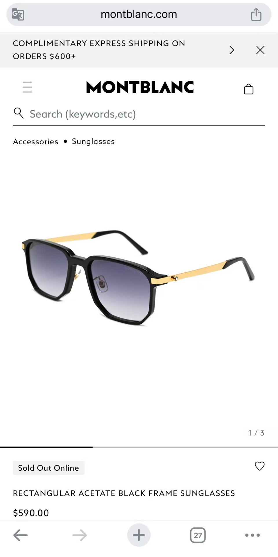 ‼️ 官网图 MONT BLAN*🍂🍂🍂MODEL:MB0439S🍂🍂🍂SIZE: 56口19-145🍂