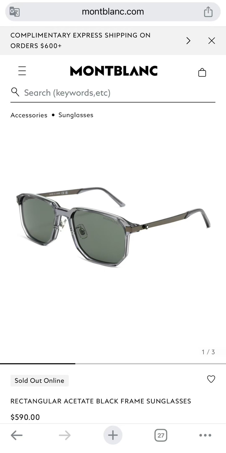 ‼️ 官网图 MONT BLAN*🍂🍂🍂MODEL:MB0439S🍂🍂🍂SIZE: 56口19-145🍂