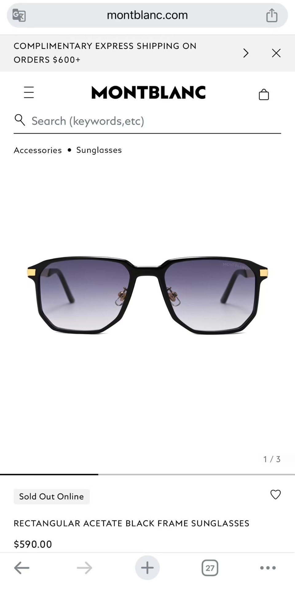 ‼️ 官网图 MONT BLAN*🍂🍂🍂MODEL:MB0439S🍂🍂🍂SIZE: 56口19-145🍂