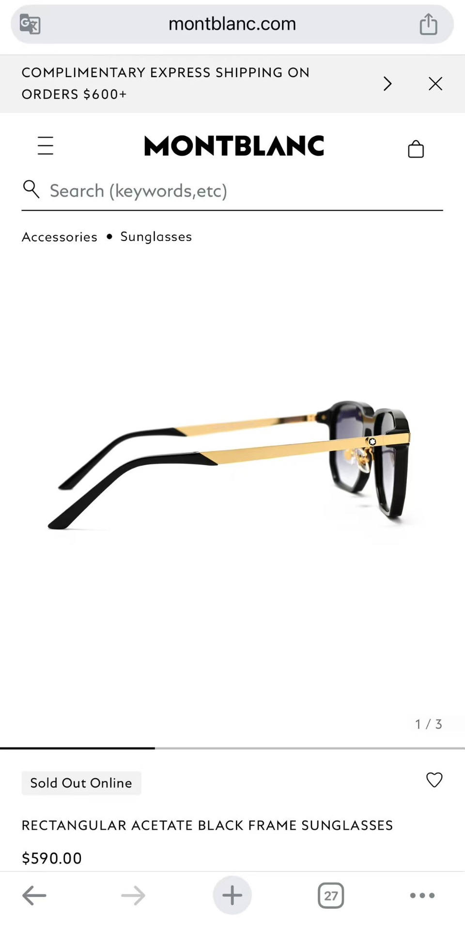 ‼️ 官网图 MONT BLAN*🍂🍂🍂MODEL:MB0439S🍂🍂🍂SIZE: 56口19-145🍂