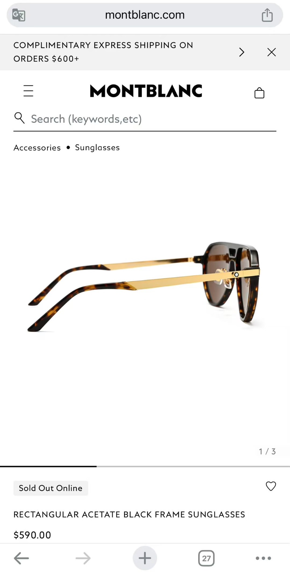 ‼️ 官网图 MONT BLAN*🍂🍂🍂MODEL:MB0438S🍂🍂🍂SIZE: 57口17-145🍂