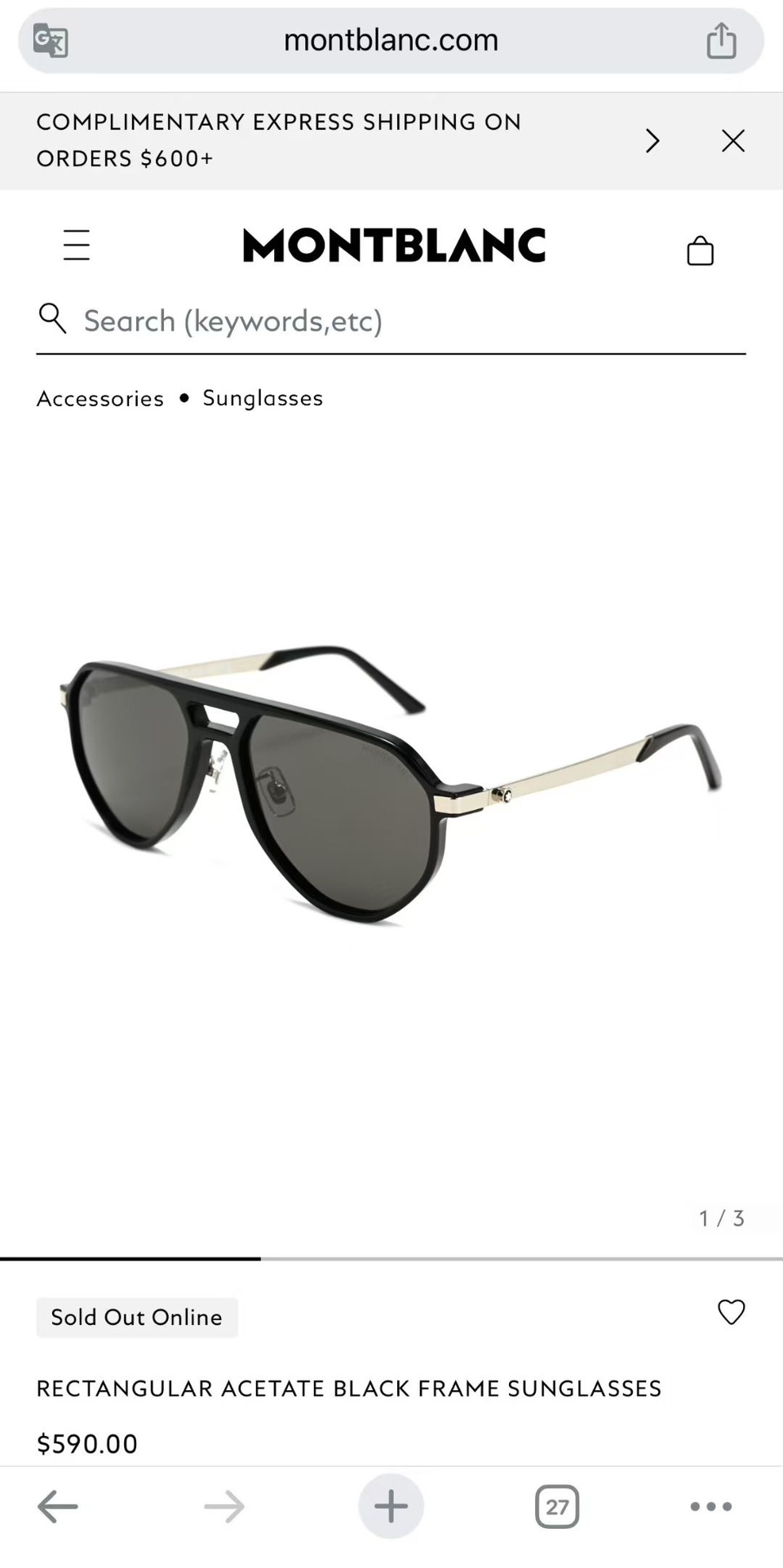 ‼️ 官网图 MONT BLAN*🍂🍂🍂MODEL:MB0438S🍂🍂🍂SIZE: 57口17-145🍂