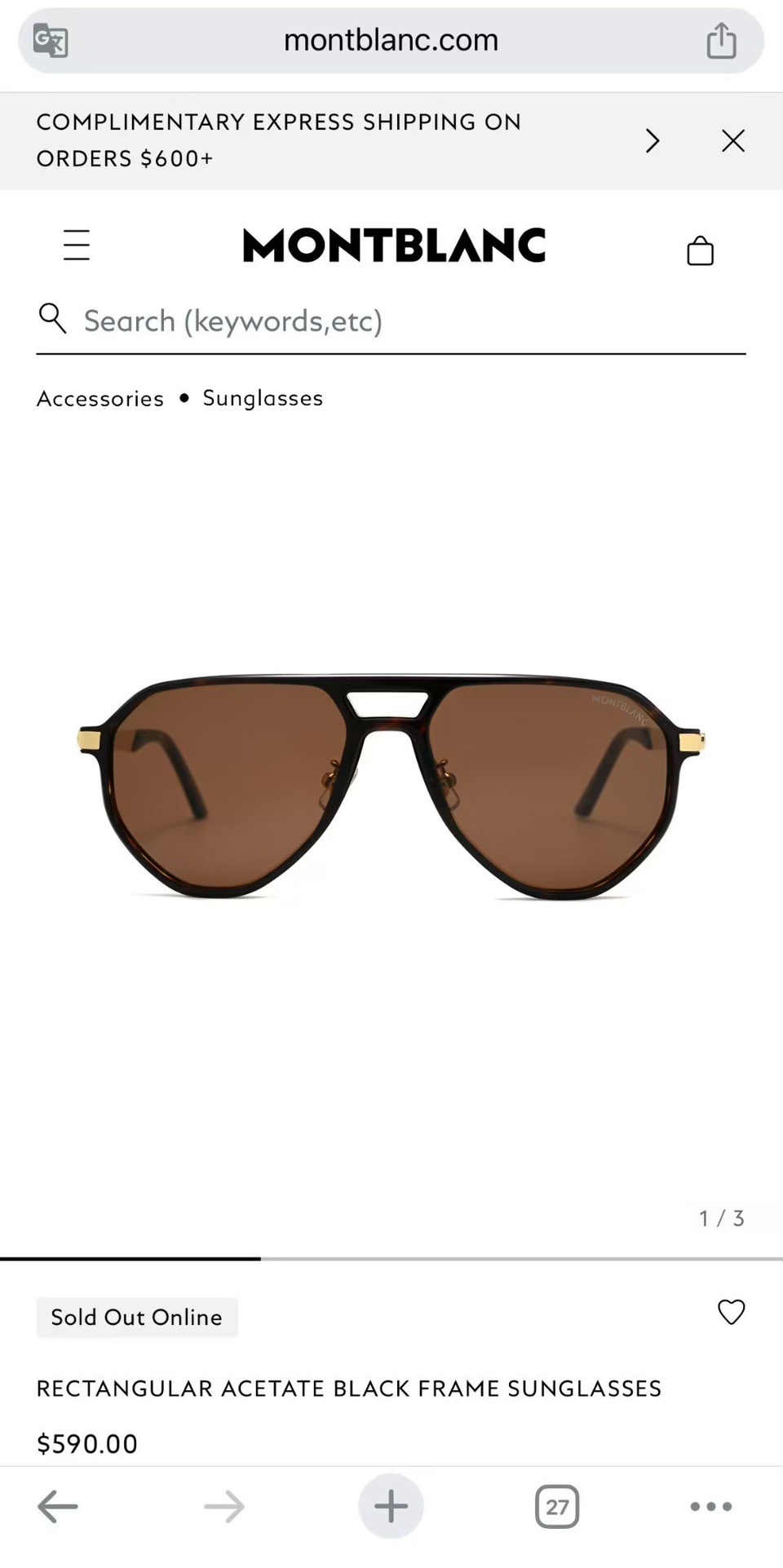 ‼️ 官网图 MONT BLAN*🍂🍂🍂MODEL:MB0438S🍂🍂🍂SIZE: 57口17-145🍂