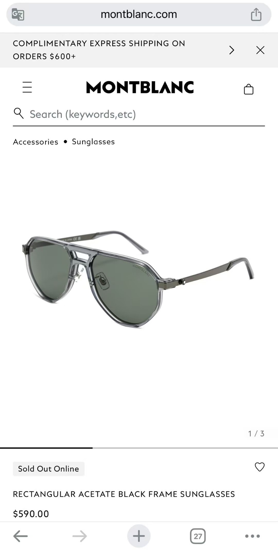 ‼️ 官网图 MONT BLAN*🍂🍂🍂MODEL:MB0438S🍂🍂🍂SIZE: 57口17-145🍂