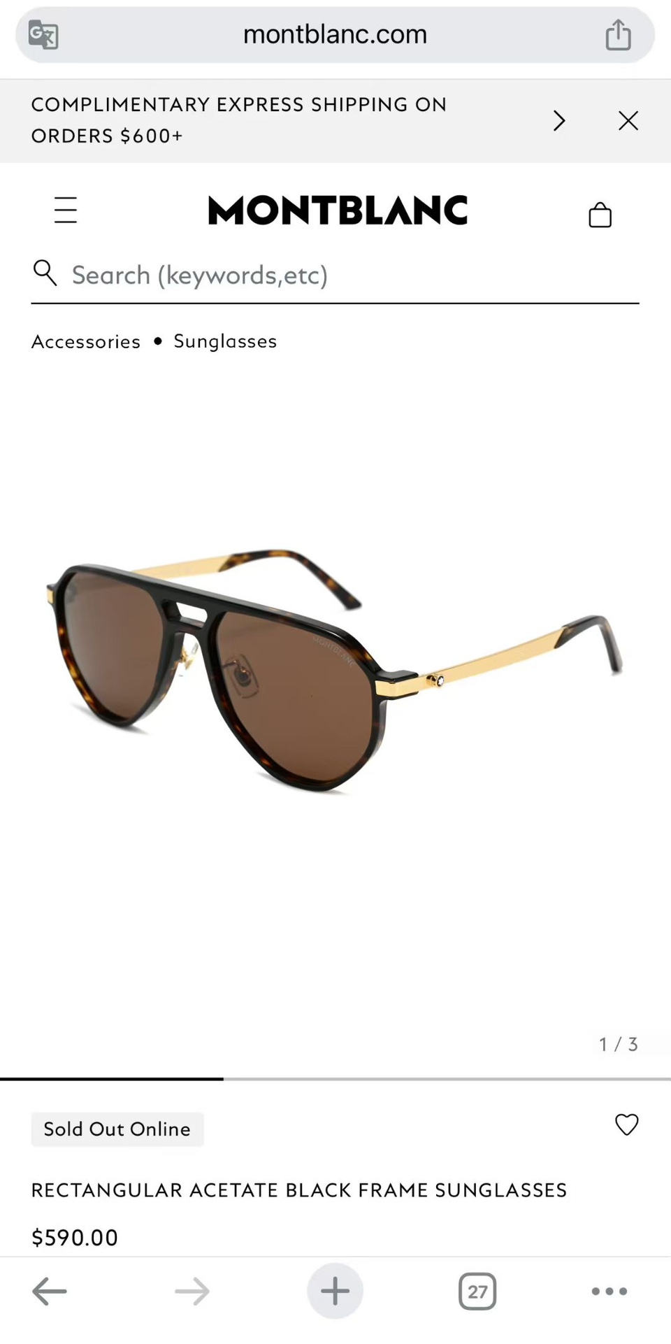 ‼️ 官网图 MONT BLAN*🍂🍂🍂MODEL:MB0438S🍂🍂🍂SIZE: 57口17-145🍂