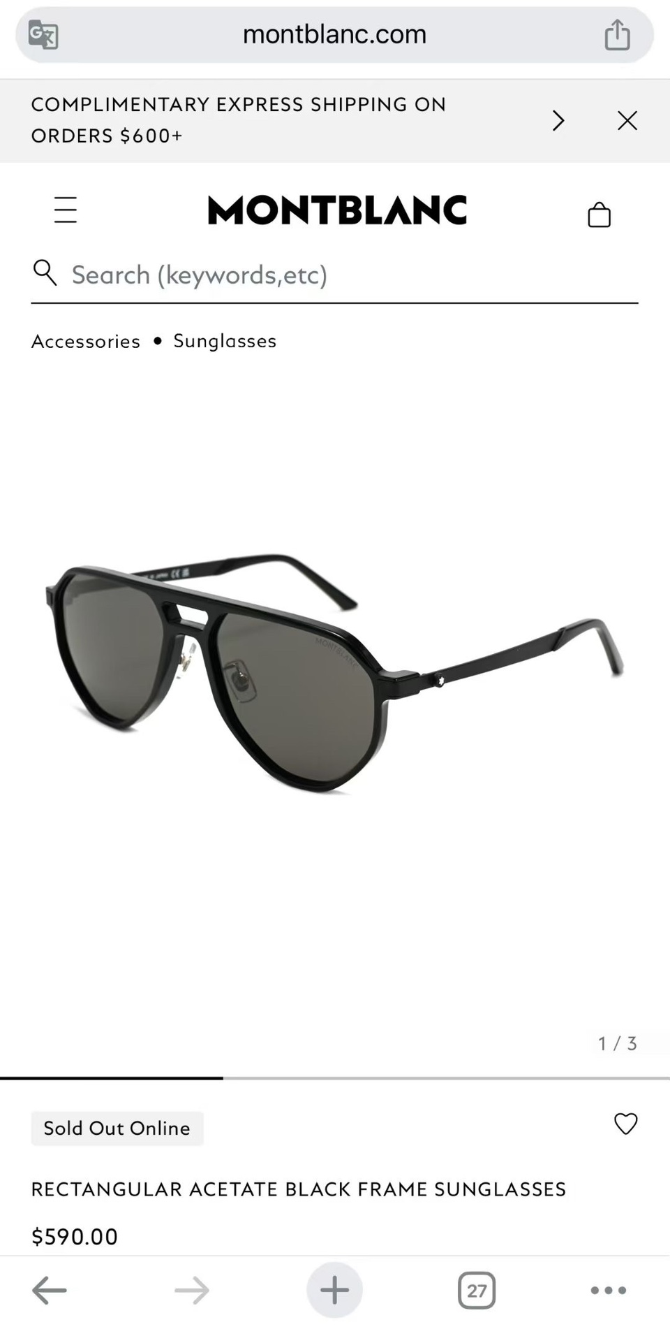 ‼️ 官网图 MONT BLAN*🍂🍂🍂MODEL:MB0438S🍂🍂🍂SIZE: 57口17-145🍂