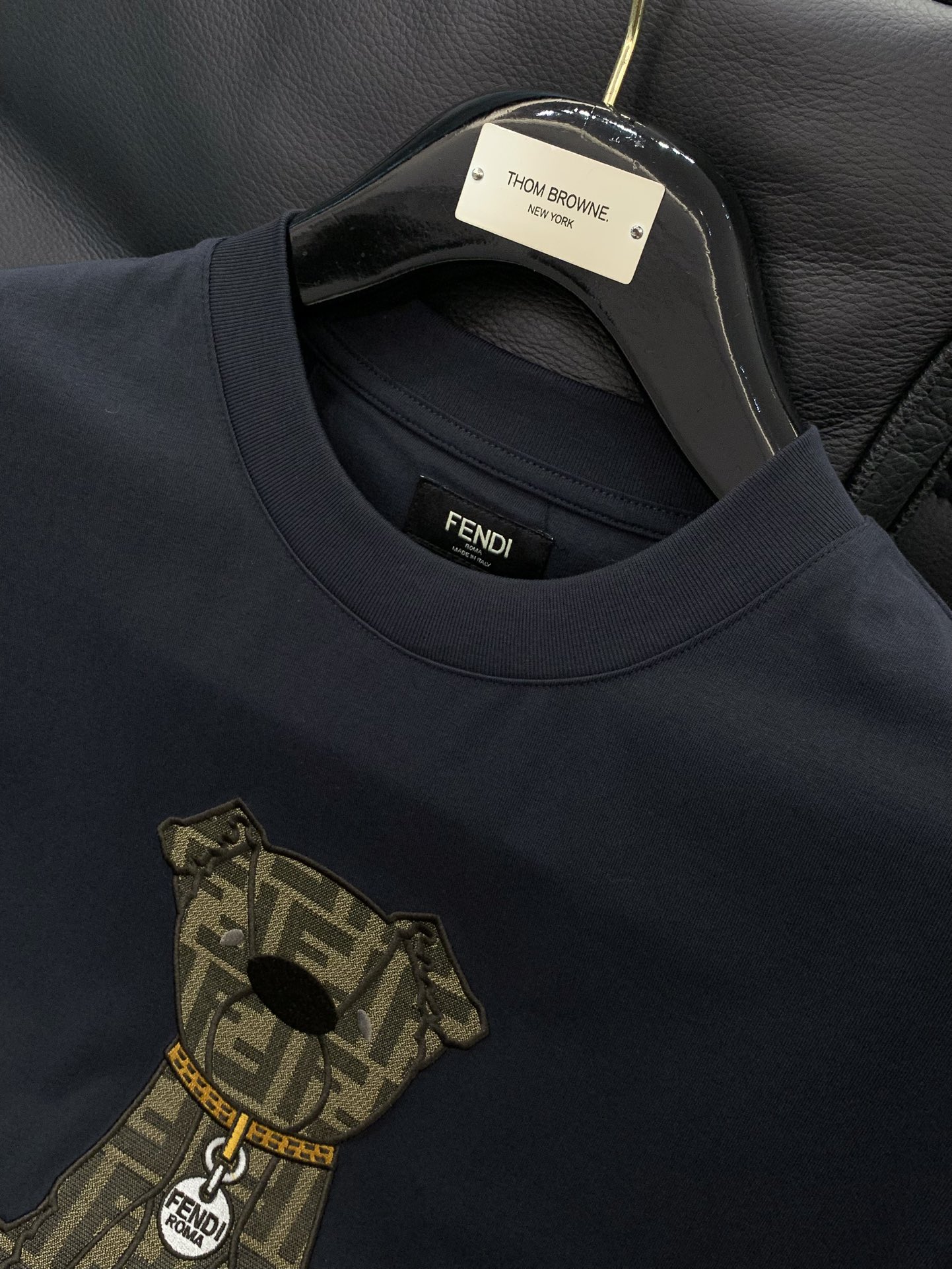 ，FENDI 芬迪，2025夏季最新品，专柜同步有售，原单狠货，时尚休闲圆领短袖T恤，进口原版面料，顶级