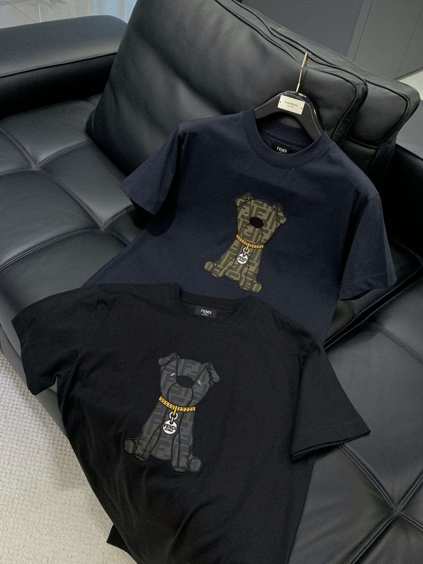 ，FENDI 芬迪，2025夏季最新品，专柜同步有售，原单狠货，时尚休闲圆领短袖T恤，进口原版面料，顶级