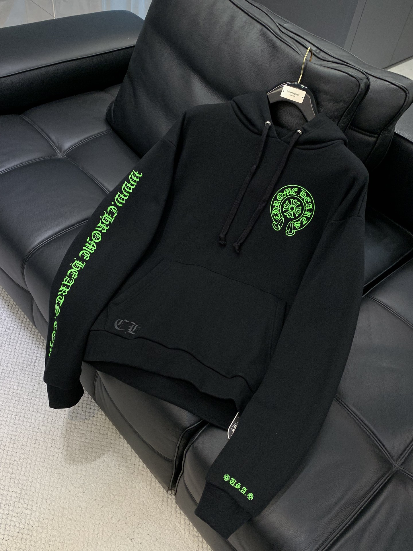 ，Chrome Hearts 克罗心，2025秋冬新品，专柜同步有售，原单狠货，时尚休闲加绒连帽卫衣，采