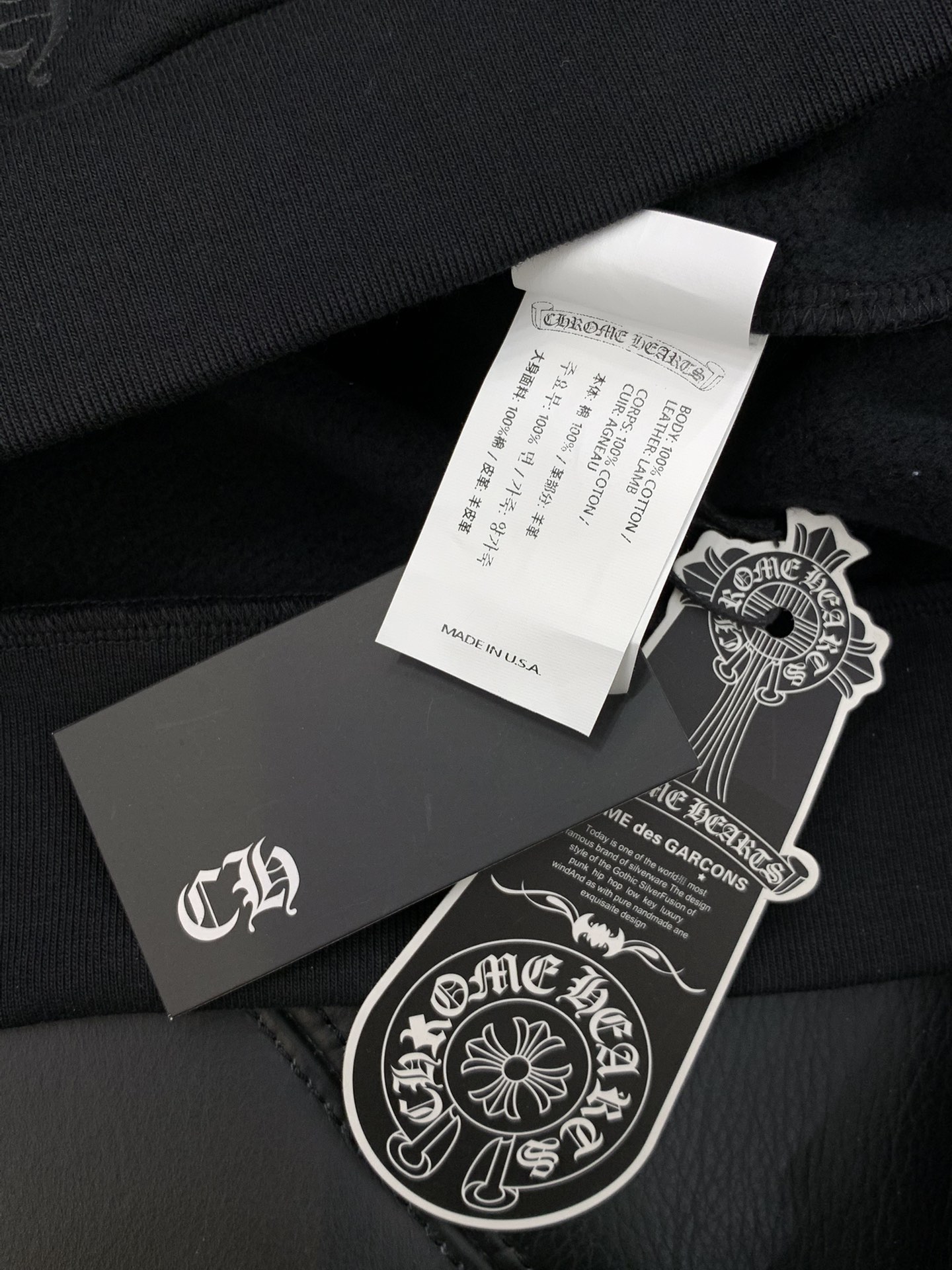 ，Chrome Hearts 克罗心，2025秋冬新品，专柜同步有售，原单狠货，时尚休闲加绒连帽卫衣，采