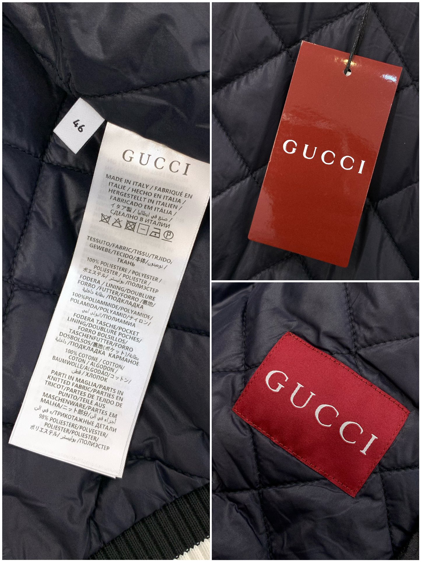，Gucci 古驰，2025冬季最新款，专柜同步有售，原单狠货，时尚休闲棉服外套，上身很有特点！吸睛而有