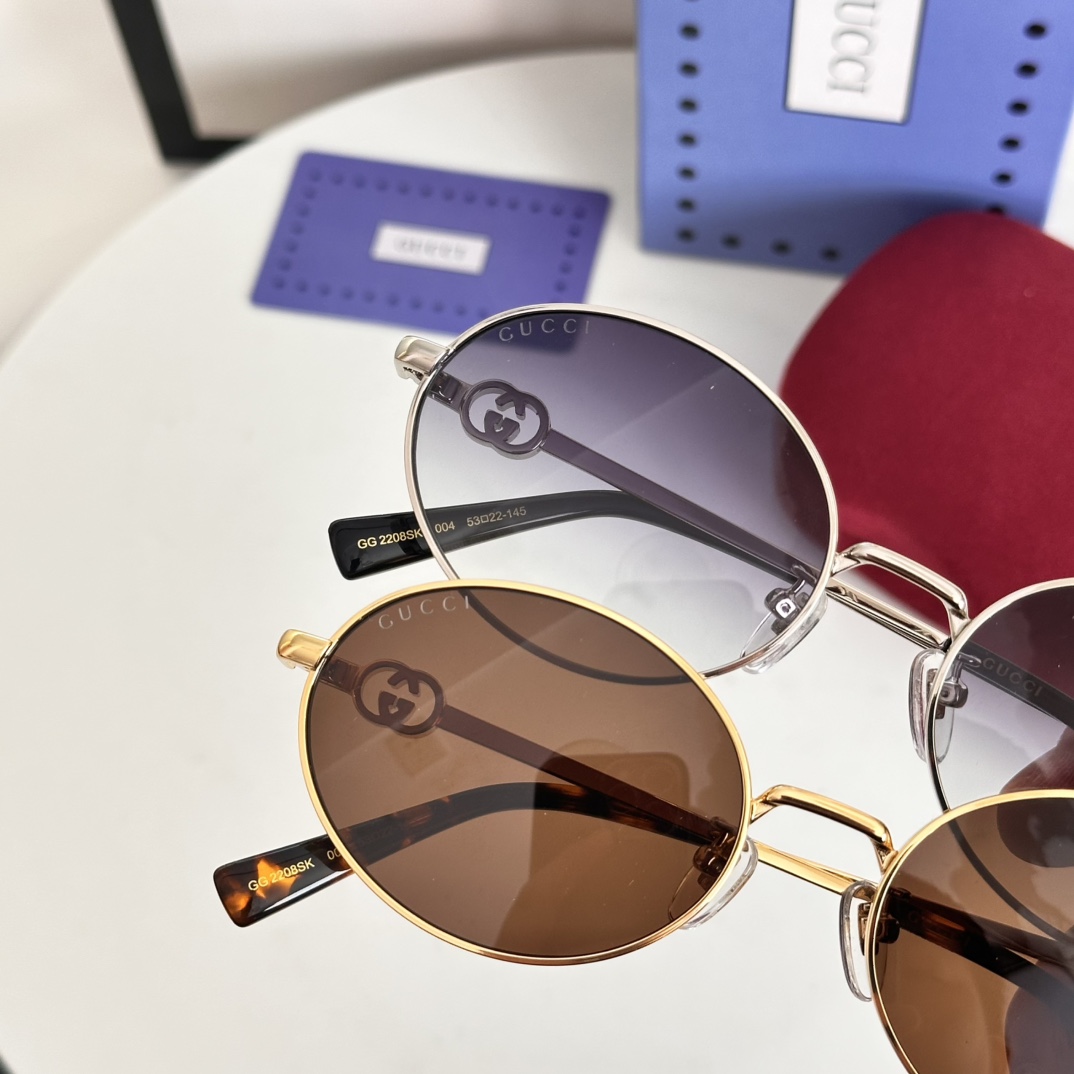 ‼️GUCC* MODEL：GG2208SK SIZE：53口22-145
