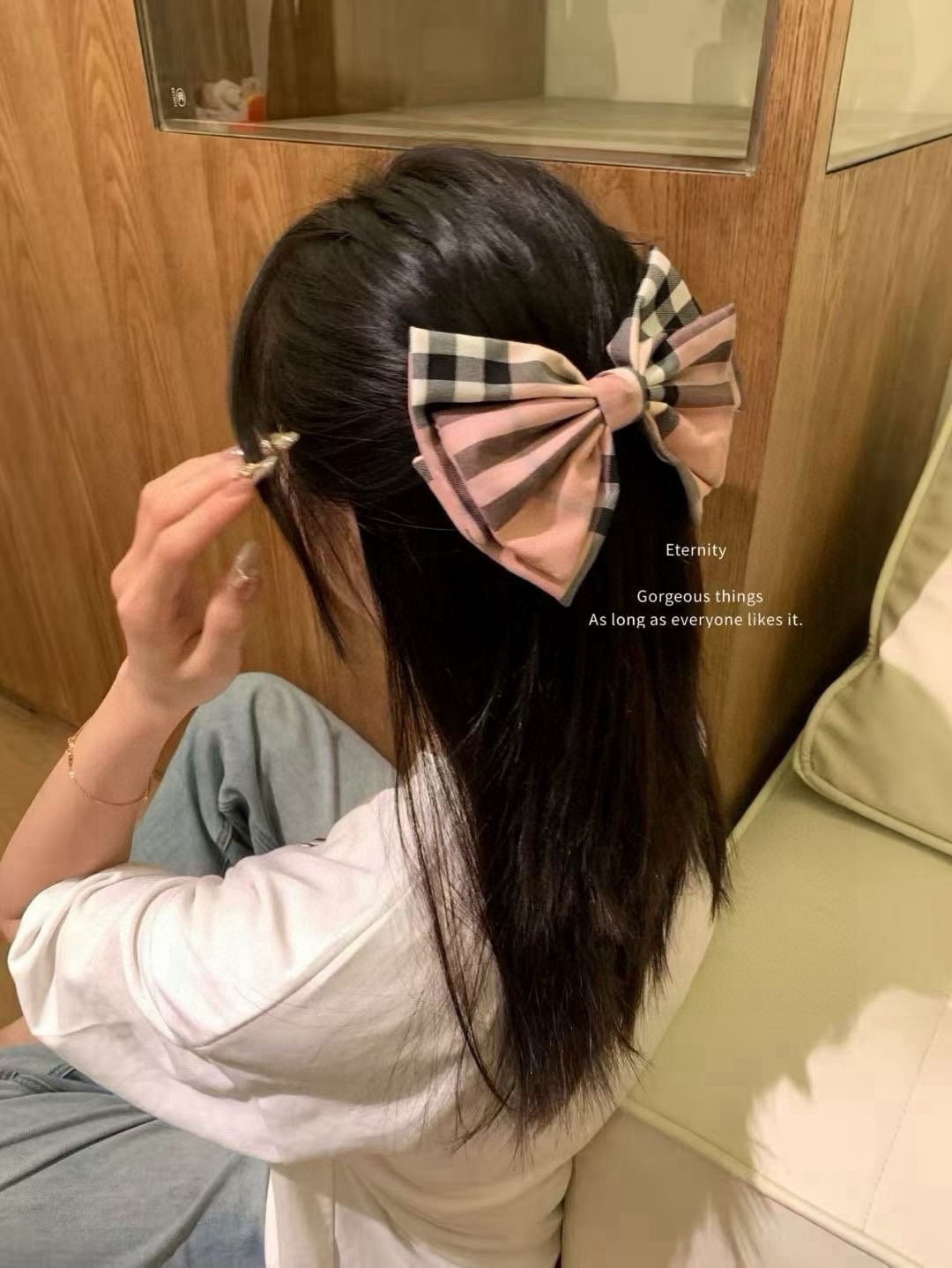 NO:660345,Burberry new box bow top clip hairpin, hairpin, burberry, burberry, hairpins19860909巴宝莉Burberry新款盒子蝴蝶结顶夹发夹,发夹,burberry,burberry,hairpins,accessory