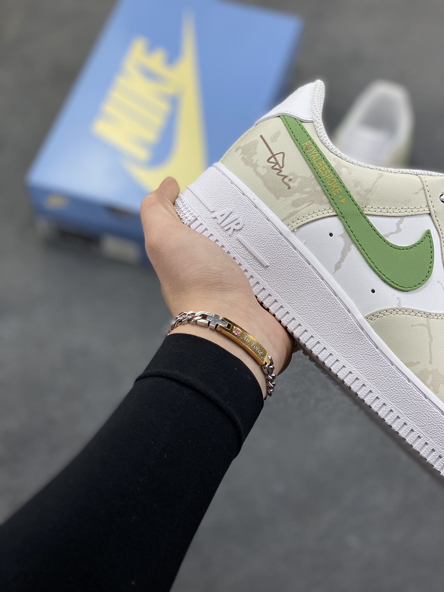 图片[6]-Nike Air Force 1 Low’07 棕绿序章 空军一号低帮休闲板鞋 定制皮料 原厂3D打印 定制鞋盒 原楦原纸板 纯正空军版型 内置全掌气垫 货号：ZH0316-130 尺码：36 36.5 37.5 38 38.5 39 40 40.5 41 42 42.5 43 44 44.5 45-选品中心