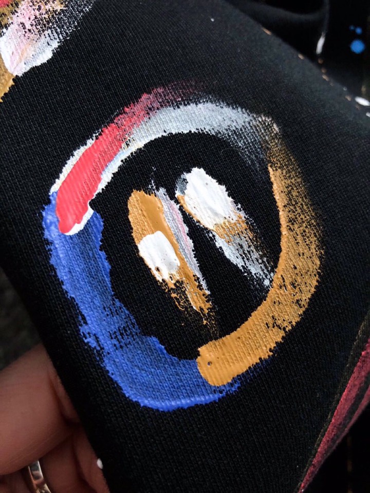 Louis Vuitton 路易威登 lv 驴牌最新最顶级多彩se手绘款质感短袖圆领T恤，款短袖，顶级纯