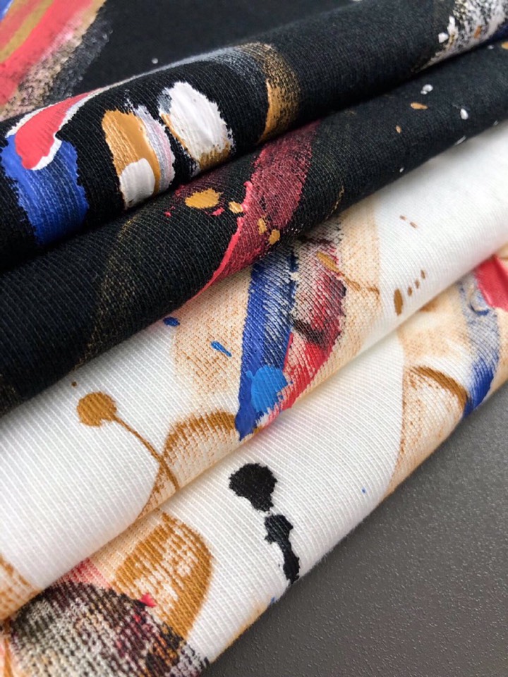 Louis Vuitton 路易威登 lv 驴牌最新最顶级多彩se手绘款质感短袖圆领T恤，款短袖，顶级纯