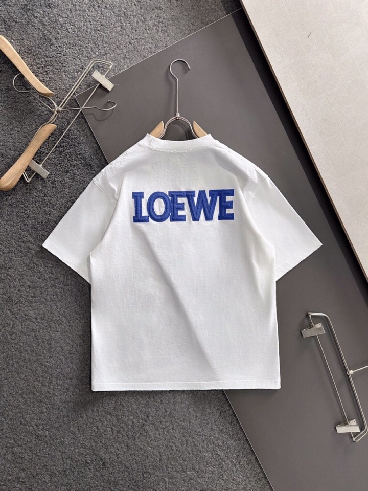 （高版本）LOEWE 罗意威2026SS春夏最新款圆领时尚短袖圆领T恤，官网同步，纯棉面料！贴肤舒适，耐