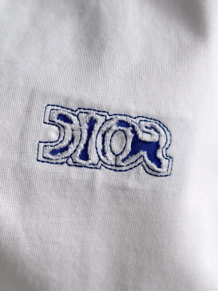 （高版本）Dior 迪奥2026SS春夏最新款圆领时尚短袖圆领T恤，官网同步，纯棉面料！贴肤舒适，耐看又