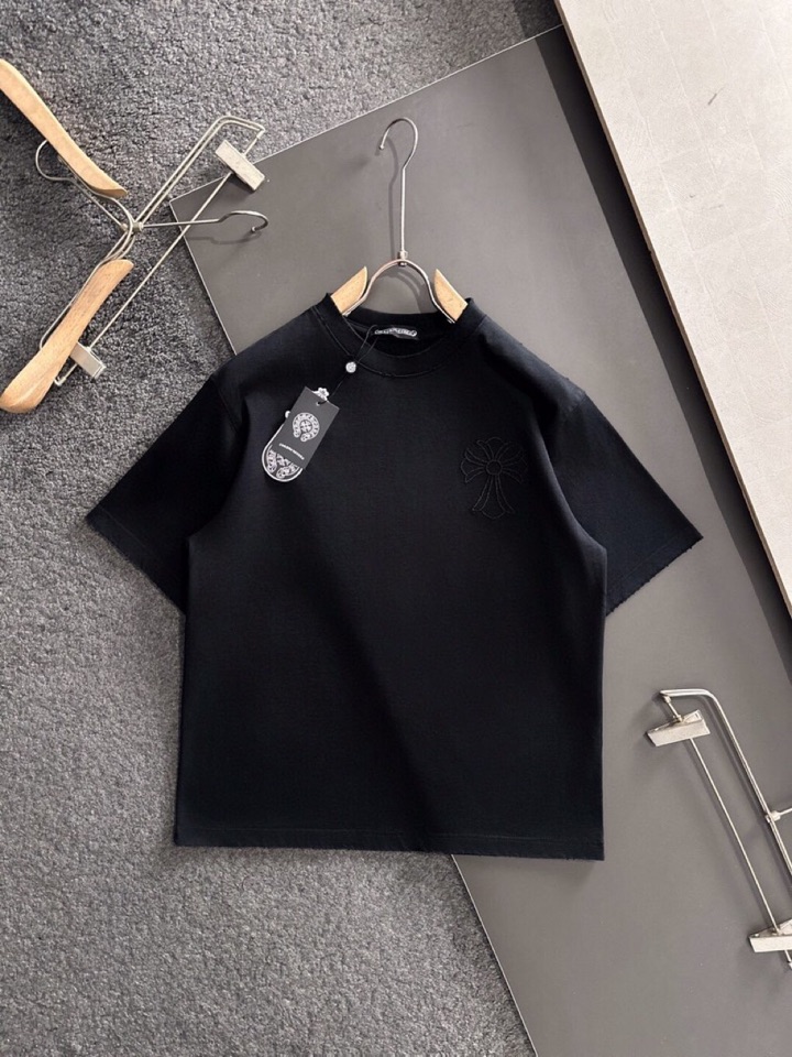 （高版本）Chrome Hearts 克罗心2026SS春夏最新款圆领时尚短袖圆领T恤，官网同步，纯棉面