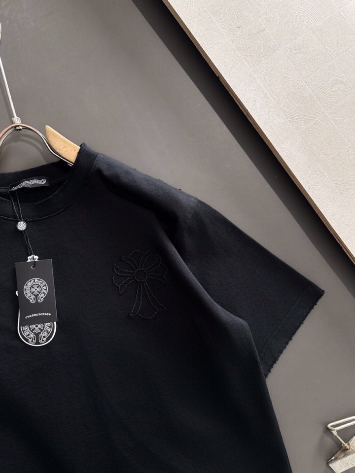 （高版本）Chrome Hearts 克罗心2026SS春夏最新款圆领时尚短袖圆领T恤，官网同步，纯棉面