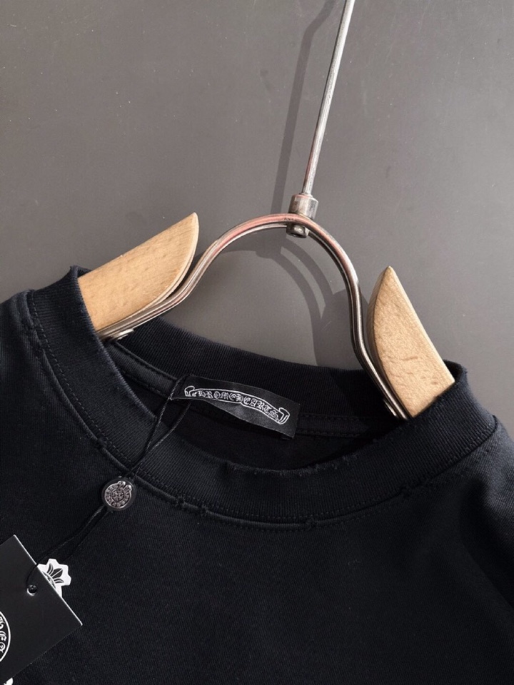 （高版本）Chrome Hearts 克罗心2026SS春夏最新款圆领时尚短袖圆领T恤，官网同步，纯棉面
