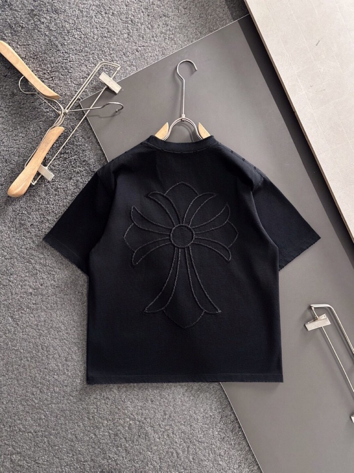 （高版本）Chrome Hearts 克罗心2026SS春夏最新款圆领时尚短袖圆领T恤，官网同步，纯棉面