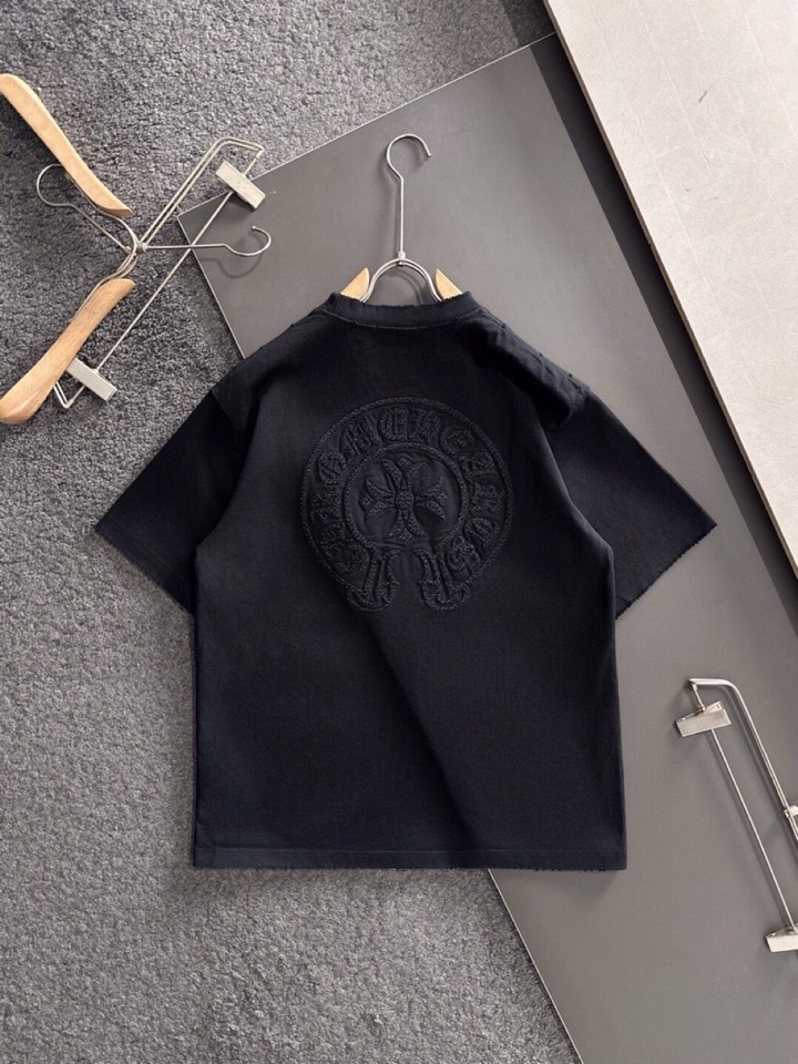 （高版本）Chrome Hearts 克罗心2026SS春夏最新款圆领时尚短袖圆领T恤，官网同步，纯棉面