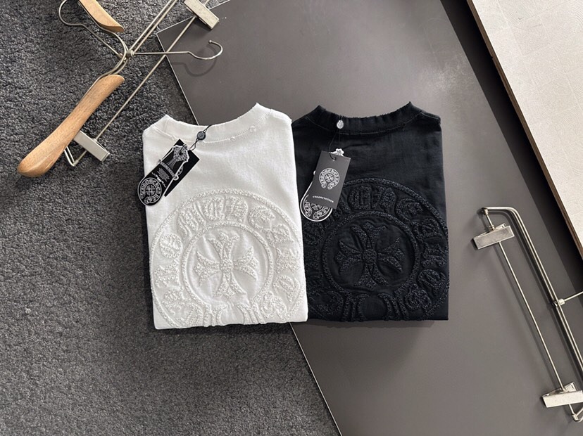 （高版本）Chrome Hearts 克罗心2026SS春夏最新款圆领时尚短袖圆领T恤，官网同步，纯棉面
