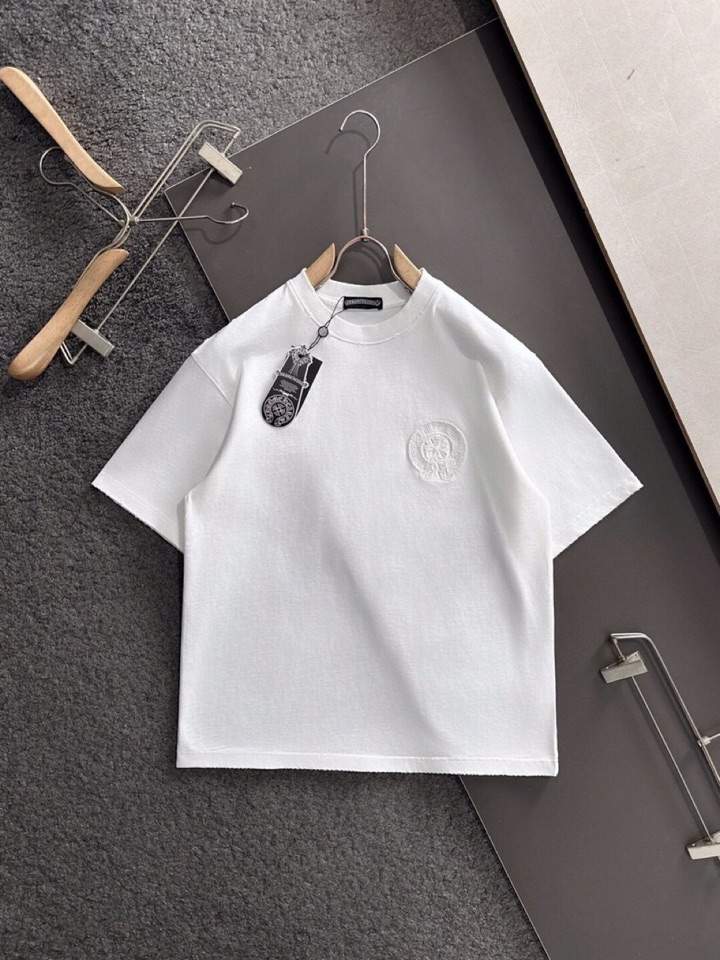 （高版本）Chrome Hearts 克罗心2026SS春夏最新款圆领时尚短袖圆领T恤，官网同步，纯棉面