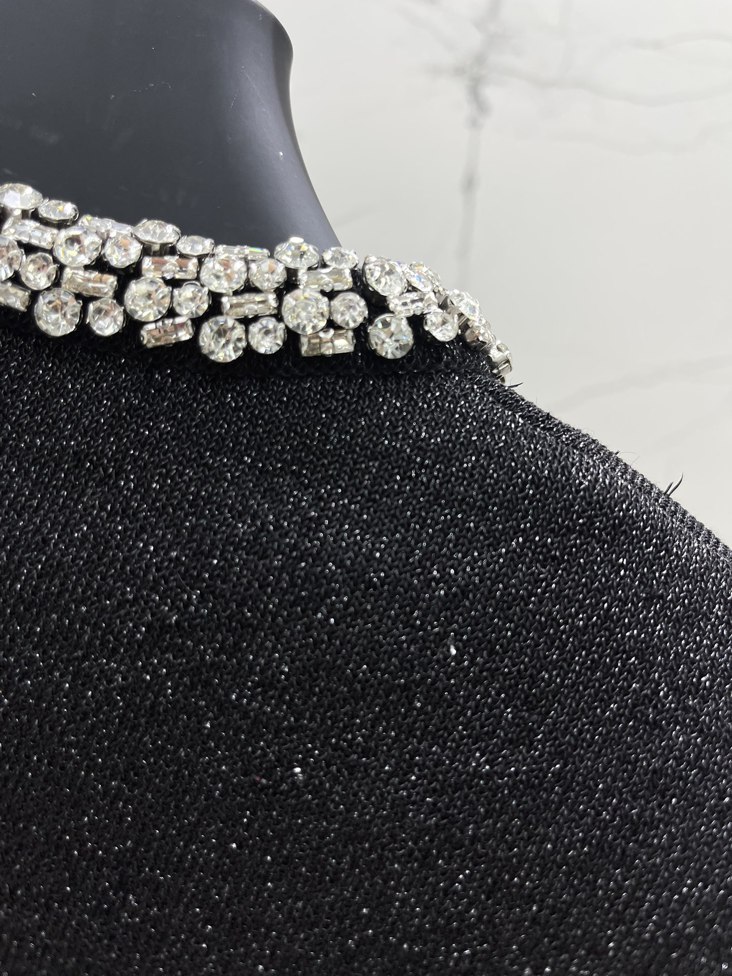 self-portrait Women 𝘀𝗲𝗹𝗳-𝗽𝗼𝗿𝘁𝗿𝗮𝗶* sp classic black diamond embellished bell sleeve knitted sweater jacket — photo 8