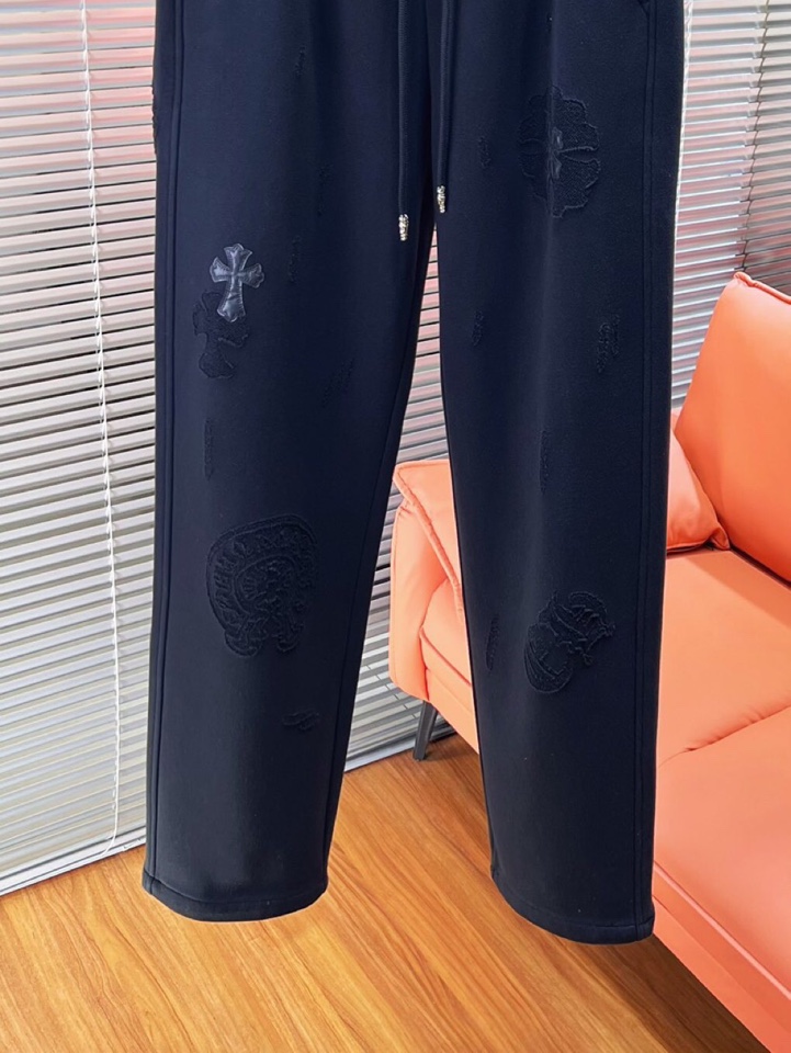 Chrome Hearts 克罗心2025秋冬新款休闲裤！官网同步发售。品牌经典LOGO休闲裤 ，定制面