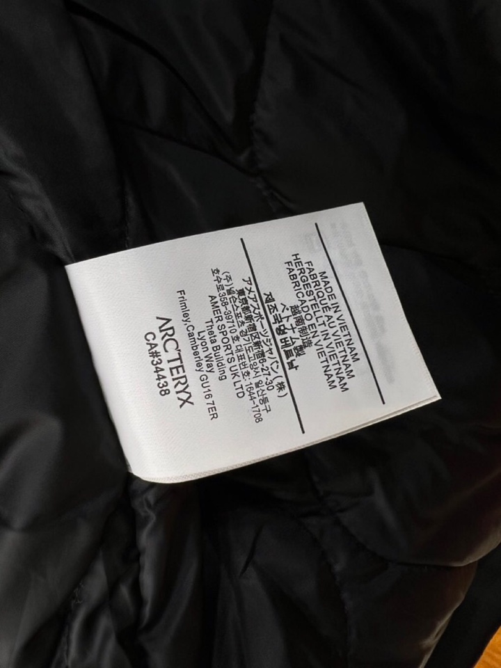 (Arcteryx）始祖鸟2025秋冬棉服夹克外套，定制原版logo五金，精致工艺面料，顶级元素融合打造