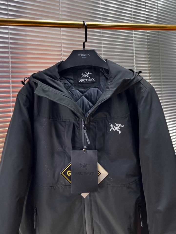 (Arcteryx）始祖鸟2025秋冬棉服夹克外套，定制原版logo五金，精致工艺面料，顶级元素融合打造