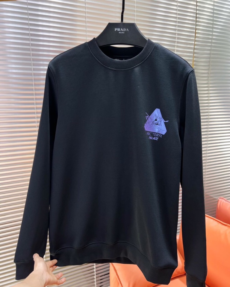 Gucci 古奇2025Ss秋冬新款圆领加绒卫衣，精美工艺圆领款，特制纯棉420克面料，柔软贴身科技面料