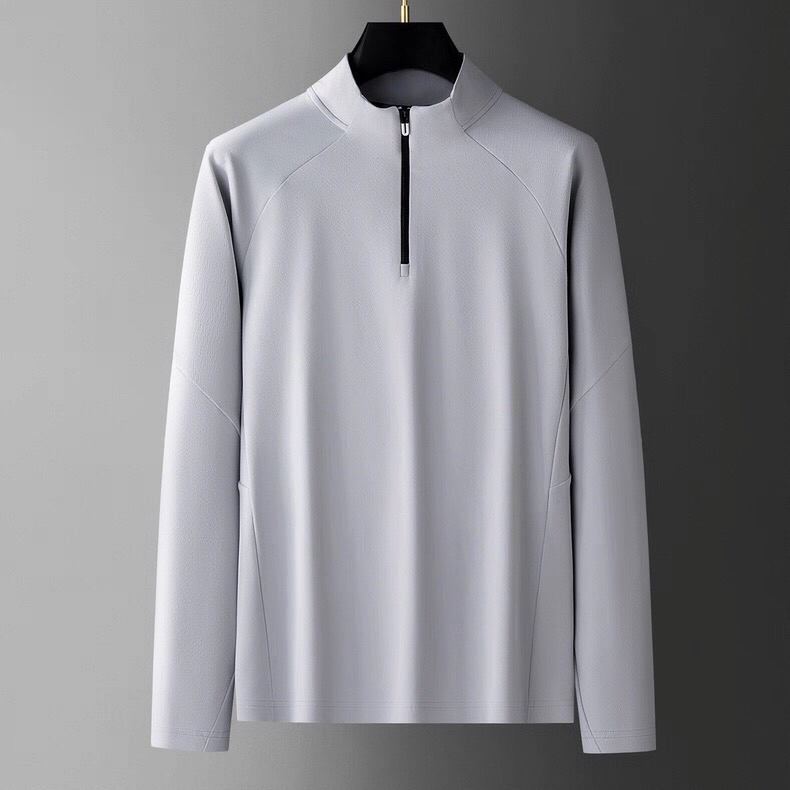 Descente迪桑特净版小立领长袖T恤，#TRAINING系列综训训练运动健身男士长袖衫。官网售价10